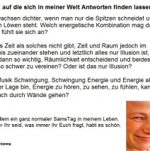 Fragen an einem ganz „normalen“ Tag